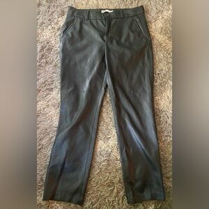 Zara Faux Leather Pants size medium